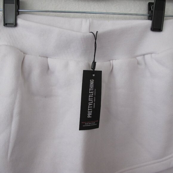 NWT - PrettyLittleThing Wrap Over Sweat Mini Skirt - Picture 8 of 13